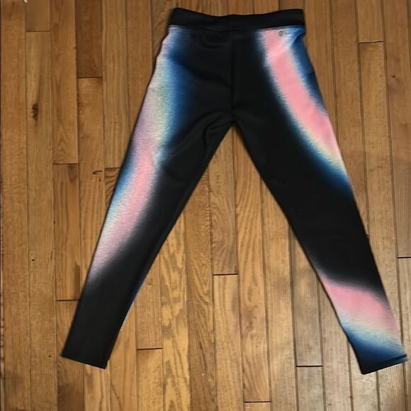 Adidas Pink and Blue Gradient Leggings - Picture 4 of 7